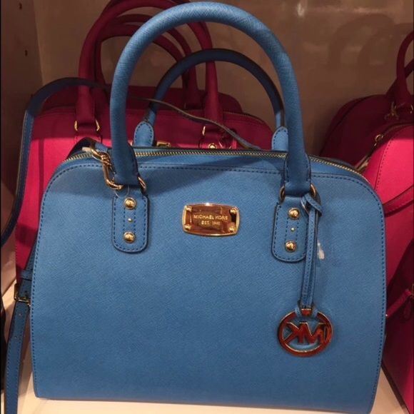 Michael Kors Handbags - Authentic Michael Kors Saffiano Satchel Handbag